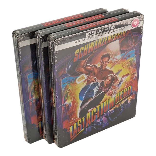 Last Action Hero 4K  Blu-ray Steelbook Zavvi Exclusif Region Free____ VF