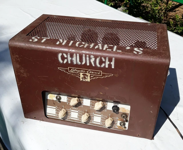 LAFAYETTE TUBE AMPLIFIER valve amplifier mod. "Concord" £274.05