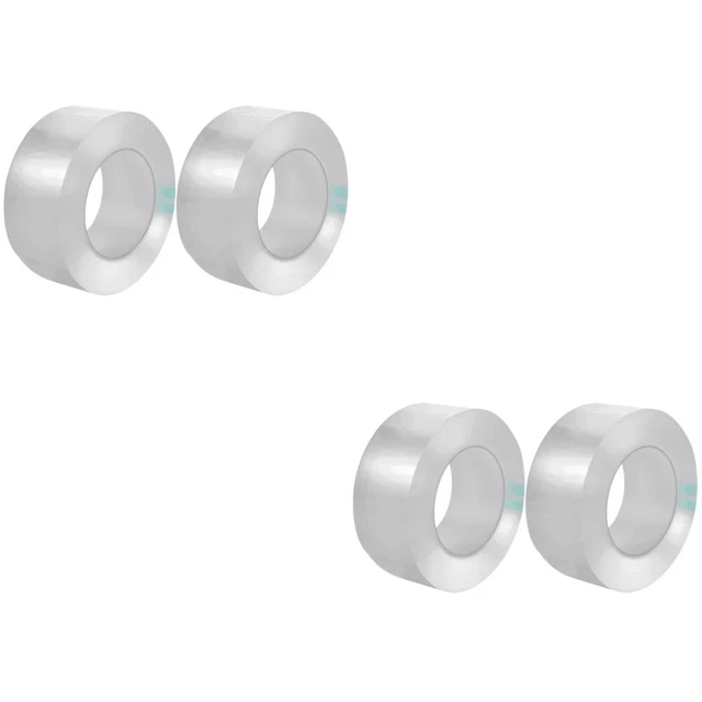 4 Rolls Clear Caulk Tapes Self Adhesive Tapes Sealing Strip Tapes for Windows