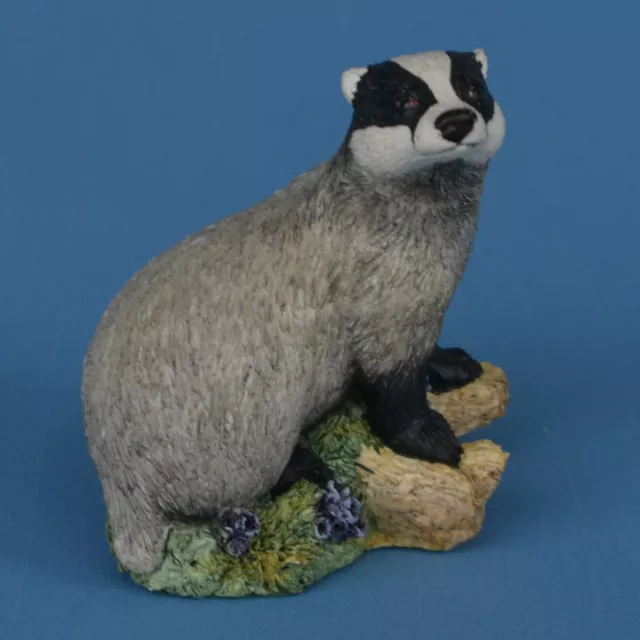 Vintage Border Fine Arts Badger “Woodland Ramble” No. B0913 Signed Ayres. Excell