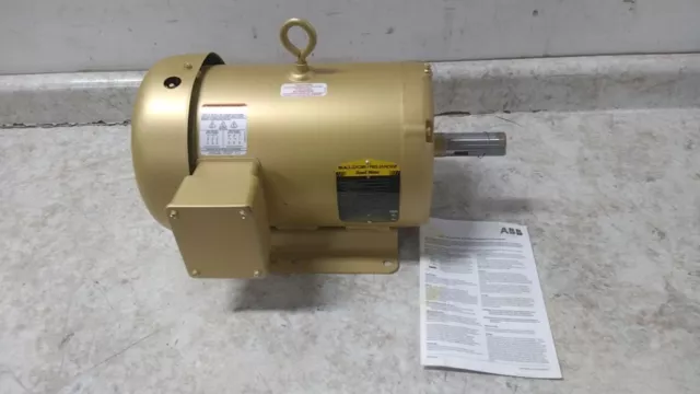 Baldor Electric EM3611T 3 HP 1760 RPM 208-230/460V 3-Phase General Purpose Motor