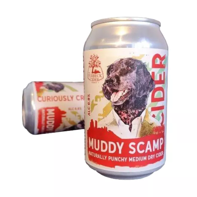 The Purbeck Cider Company – Muddy Scamp 330ml Craft Cider Cans - Pack of 12