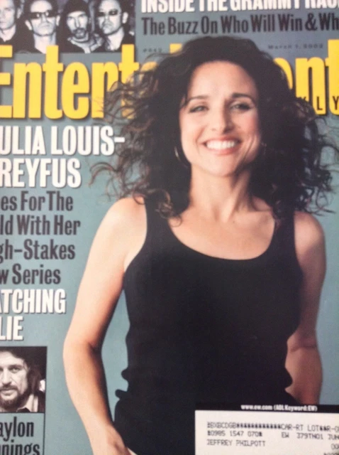 ENTERTAINMENT WEEKLY MAGAZINE Julia Louis Dreyfus March 1, 2002