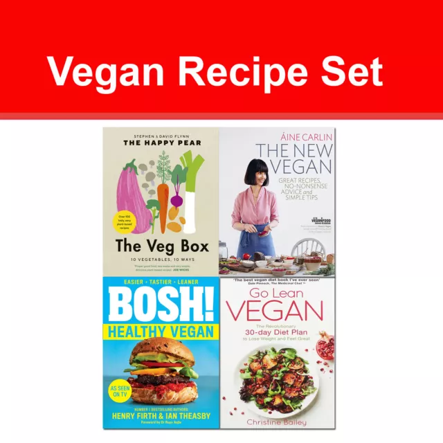 The Veg Box, Go Lean Vegan, The New Vegan, BOSH! Healthy Vegan book | Variation