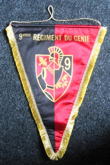 Fanion du 9 Regiment du GENIE Tissu