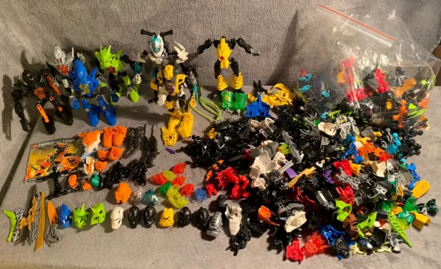 Large Bulk Lego Hero Factory/Bionicle Lot For Parts, Some Complete