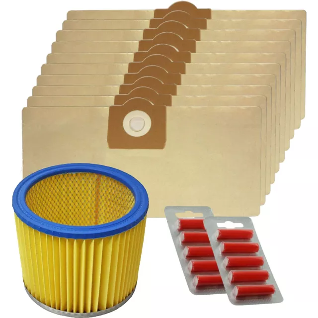 Dust Bag Filter Kit for LIDL PARKSIDE Vacuum PNTS 1250 1300 A1 1400 B1 1500 x 10