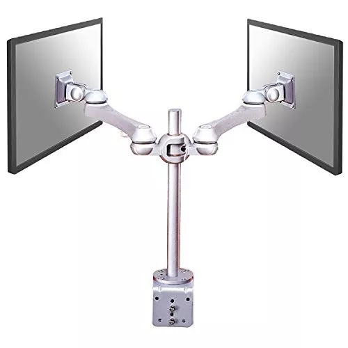 NewStar Flat Screen Desk Mount Stand with Clamp 2x 24" inch Monitors FPMA-D920D