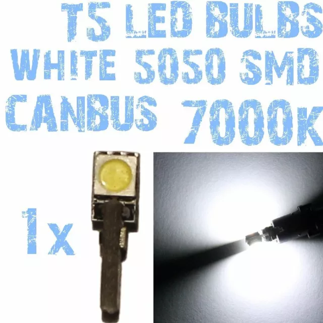 N° 1 Glühbirne LED T5 CAN 7000K SMD 5050 Scheinwerfer Angel Eyes DEPO FK 1A41SV