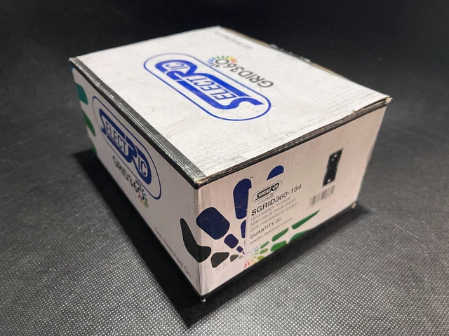 SELECTRIC SGRID360-154 Interruttore Modulo Nero 20A Intermedio 20 / Scatola (UK)