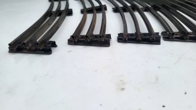 Hornby Series, Metal 'O'gauge 3 Rail Large Curved Tracks X 7, Vgc