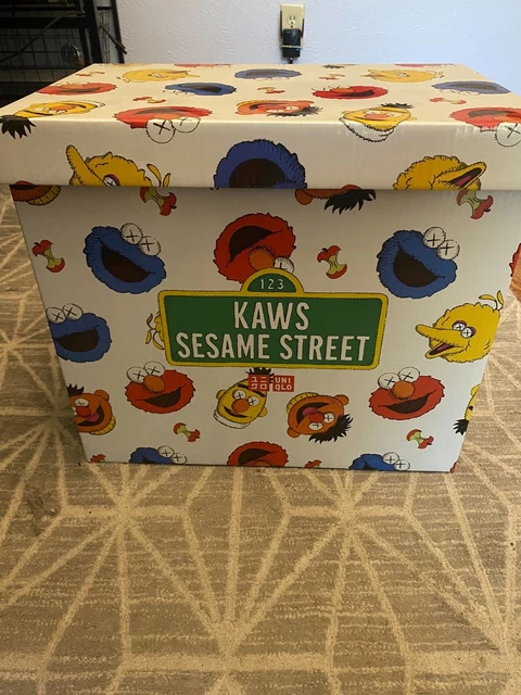 Kaws x sesame street box best sale set