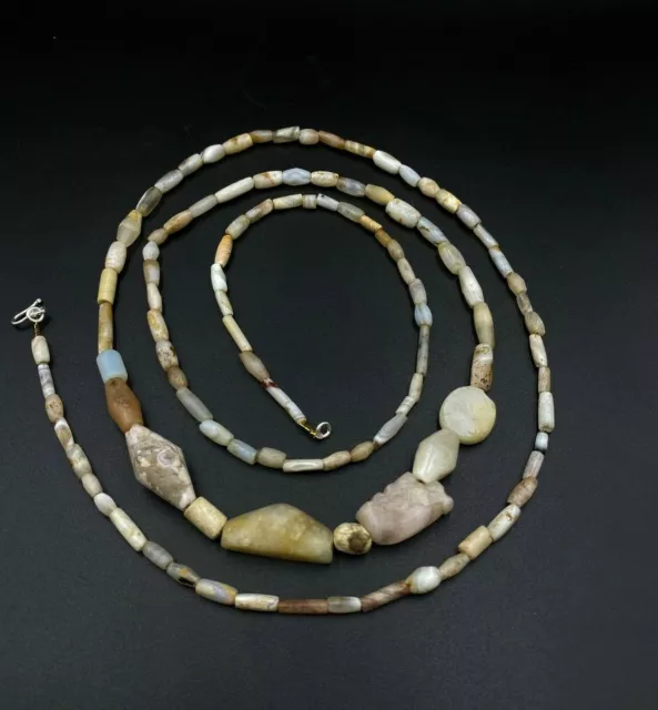 The Lot Of Old Ancient Antique Beads From Ancient Historic Civilizations