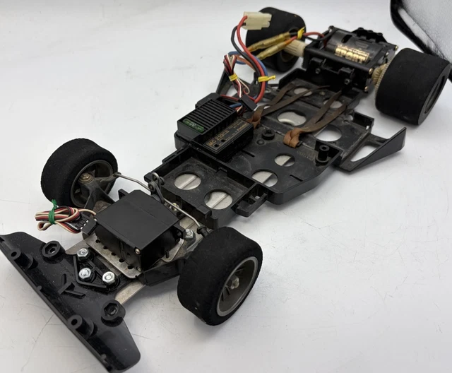 FOR PARTS TAMIYA vintage chassis with motor and ESC £153.43 - PicClick UK