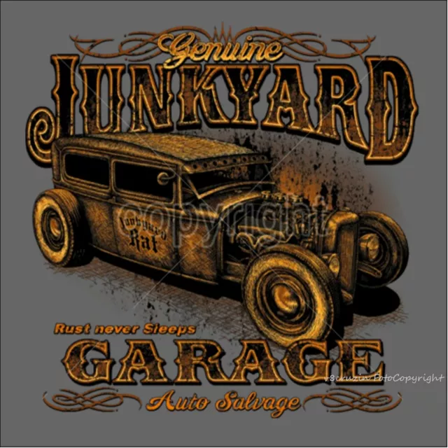 Hot Rod Sweatshirt Rockabilly Junkyard vintage auto oldschool kult DeSiGn *1275