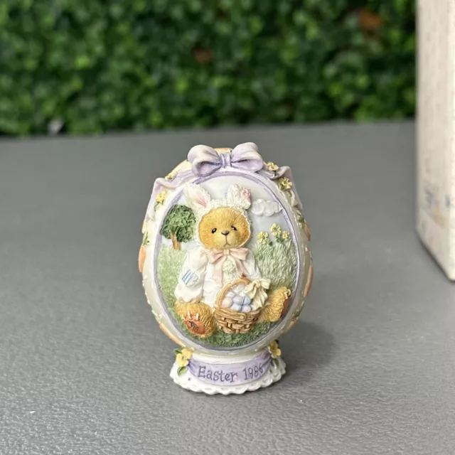 Cherished Teddies Egg 1996 Bear Dressed as a Bunny by Enesco #156057
