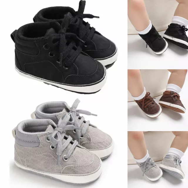 Zapatos De Bebé Recién Nacido Con Suela Suave Zapatillas De Algodón Niño Deporte 2