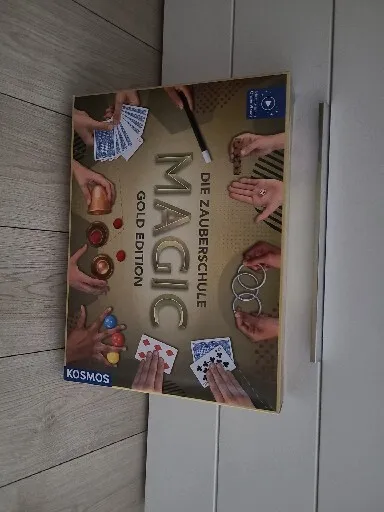 KOSMOS Zauberschule Magic Gold Edition Zaubertricks Zaubern Zauberkasten Wie Neu