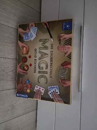 KOSMOS Zauberschule Magic Gold Edition Zaubertricks Zaubern Zauberkasten Wie Neu