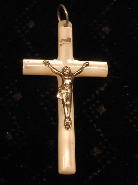 Pendentif Croix De Jérusalem En Argent Massif - Bijou Ancien Et Symbolique - Occasion