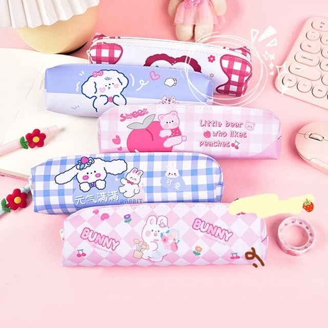 Borsa per monete a righe bambini borsa a matita donna borsa portafogli cartone animato borsa cosmetica