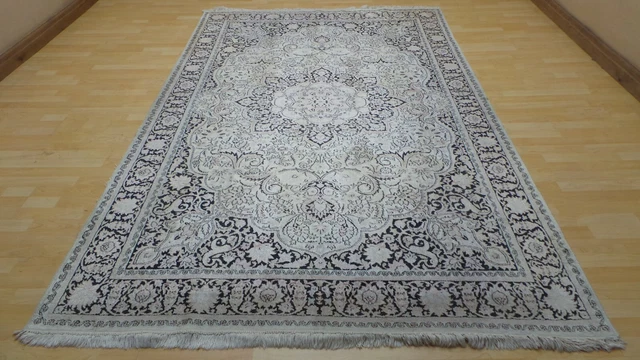 Large Turkish CARPET RUG HAND MADE Oriental  Vintage 9ft 4" x 5ft 10"