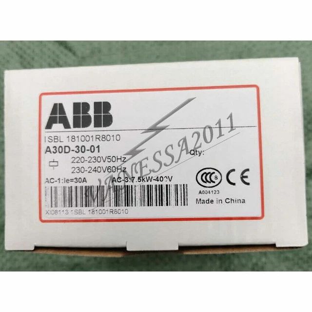 1PC NEUF ABB Contacteur A30D-30-01 EUR 58,41 - PicClick FR