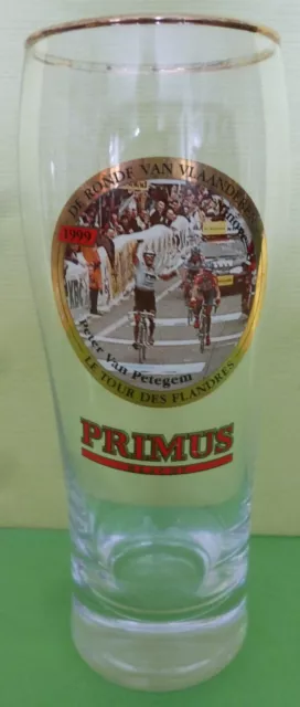 Verre  A Biere , Primus Haacht , Le Tour Des Flandres , 25 Cl , P.h25 *