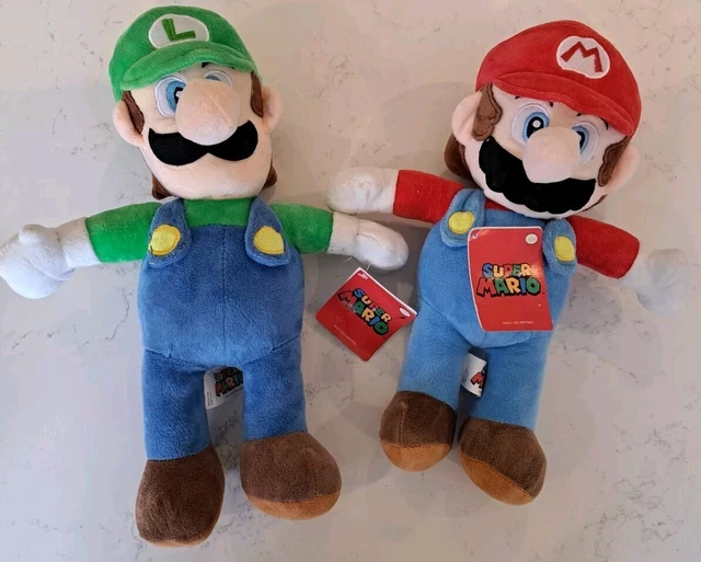 NEW SUPER MARIO Bros. U Luigi Plush Soft Toy Teddy Doll Stuffed Animal