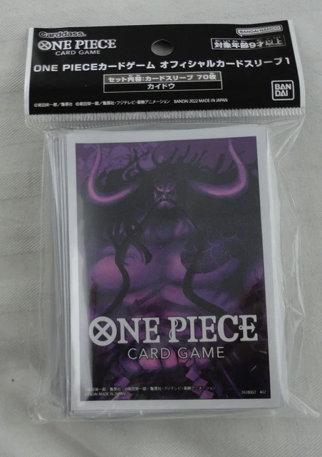 ONE PIECE CARD Game Purple Kaido Official Card Sleeves Standard 70pcs