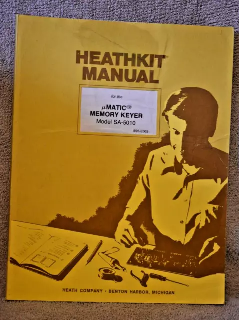 Manual de montaje original de Heathkit para uMatic Memory Keyer SA-5010