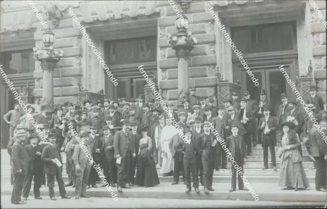 bg652 cartolina fotografica torino citta' bella animazione 1917