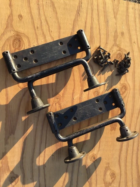 Pair of Vintage Antique 1950/60s  Evans Vanishing  Door Hinge Type CB 7