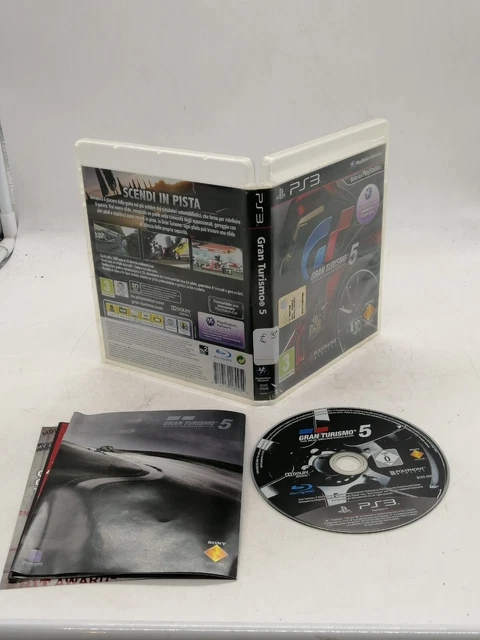 Gran turismo 5  SONY PLAYSTATION 1 2 3 ONE PS1 PS2 PS3 PSX pal ita italiano