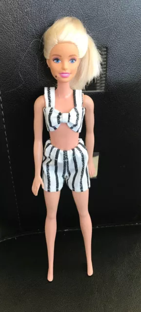 Shorts & Matching Bikini Top  - To Fit Barbie Size Doll (#1238)