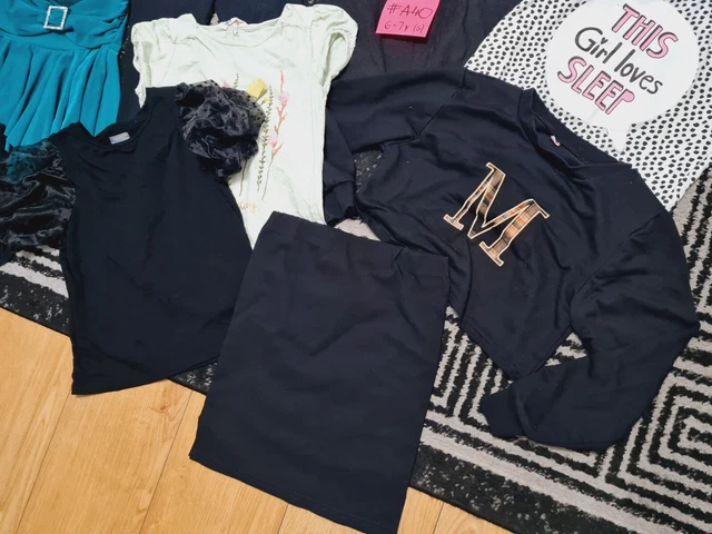 #A40💜 Huge Bundle Of Girls Clothes 6-7years NEXT GEORGE H&M M&S F&F GAP PRIMARK 2