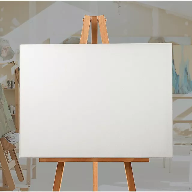 5 pack of 50x60cm Artist Blank Stretched Canvas Canvases Art Large White Range O