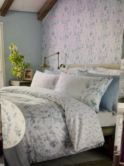 Laura Ashley Marabeau Seaspray Duvet Cover Set King Size