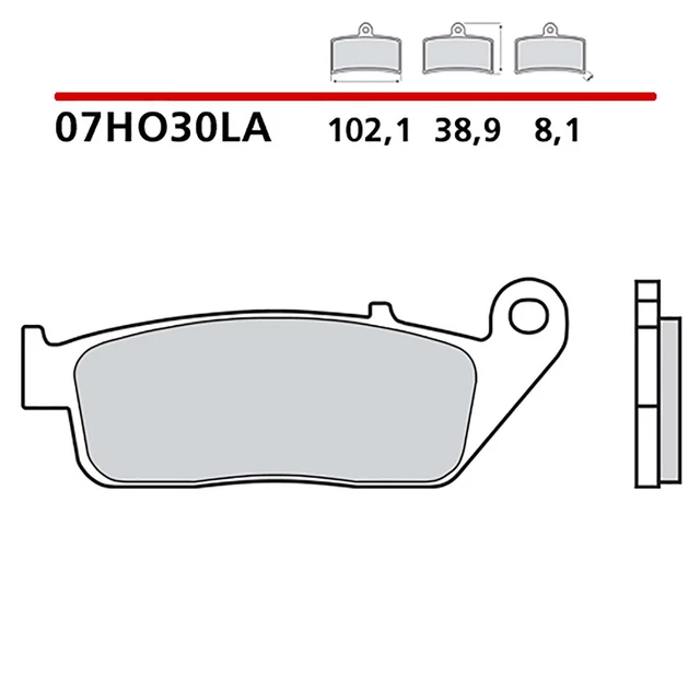 TRW MCB524 Organic Allround Kit pastiglie freno per Yamaha SR Assale