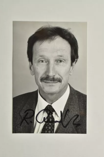 Rolf Zinkernagel - Nobelpreisträger für Medizin - original Autogramm - ca. 12x8c