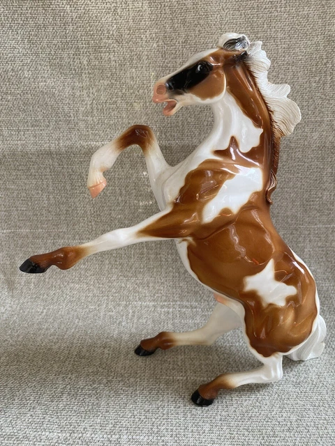 Hartland Horse #248 Rearing Fighting Mustang Stallion Chestnut Paint Pinto