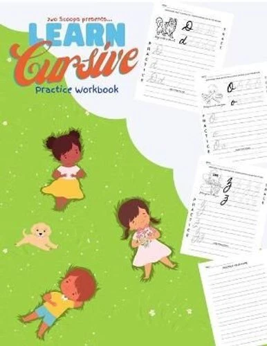 LEARN CURSIVE PRACTICE Workbook with Cursive Alphabet and Color ...