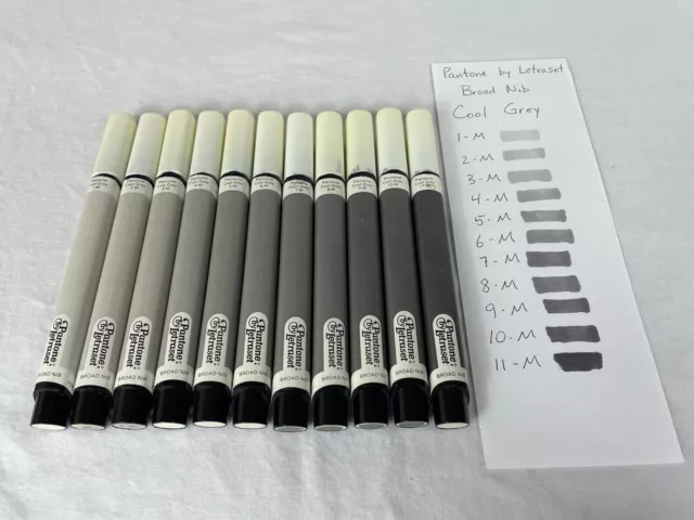 Letraset Neon Marker Set (6 Fluorescent Colours)