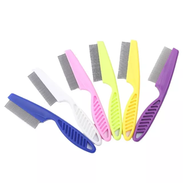 Pet Dog Cat Shedding Flea Tick Lice Remover Grooming Hair Cleaner Comb New
