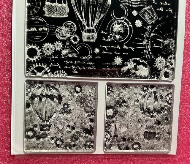 PHIL MARTIN PHOTOPOLYMER Stamp Sheet ‘Spectacular Squares Explorer ...