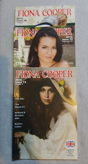 JOB LOT BUNDLE Of THREE A5 Size FIONA COOPER Magazines From Aug Sept job-lot-bundle-of-three-a5-size-fiona-cooper-magazines-from-aug-sept