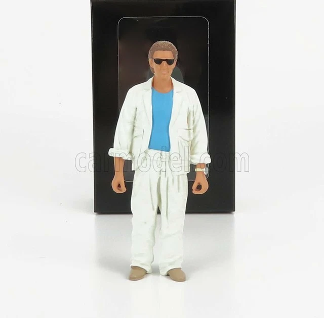MIAMI VICE KK Scale Ferrari Daytona Testarossa figurines 1/18 + Pop