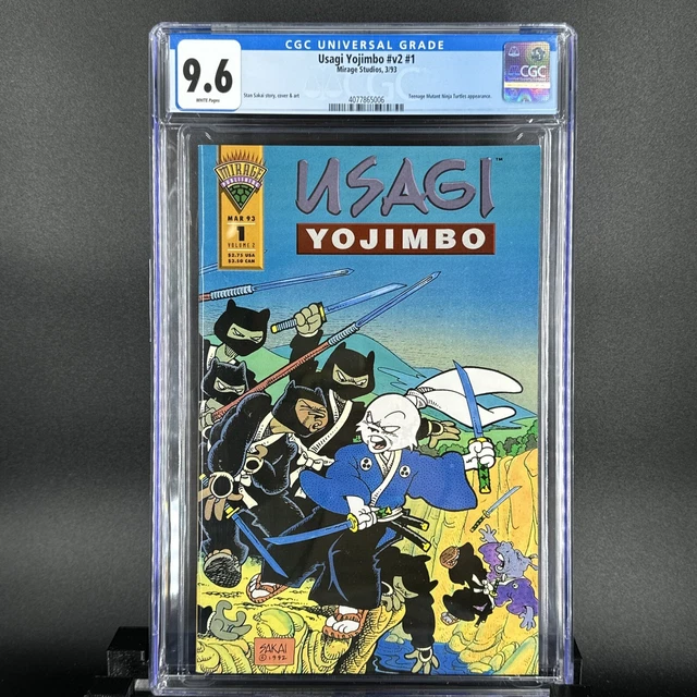 Usagi Yojimbo #v2 #1 (1993) Mirage CGC 9.6 White Stan Sakai