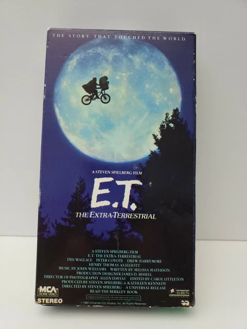 E.T. ET THE Extra Terrestrial VHS 1988 MCA Green Spielberg £5.48