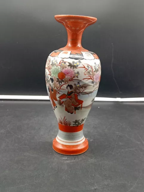 Japanische Imari Blumenvase Porzellan D.9